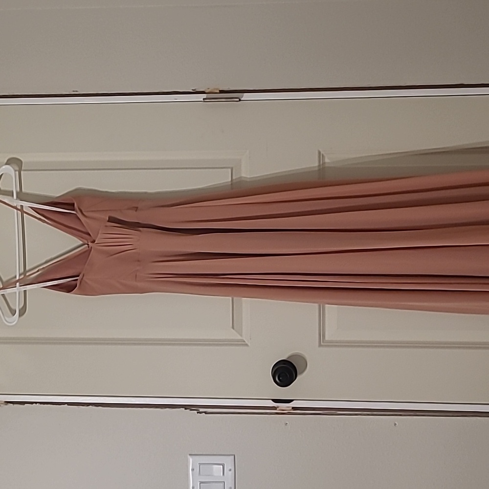 Desert Coral David's Bridal Formal Dress Size 0 - Picture 3 of 6